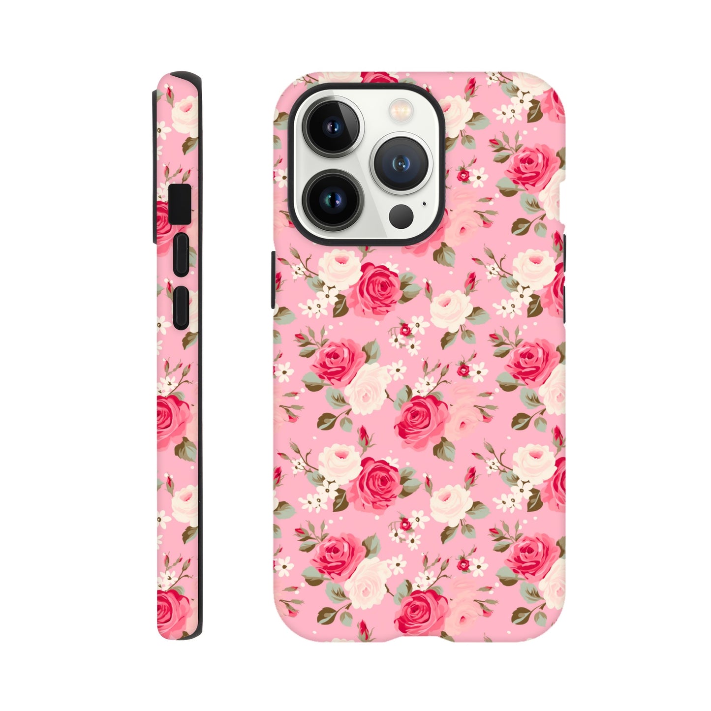 Pink Roses | Pink | Tough Phone Case - iPhone