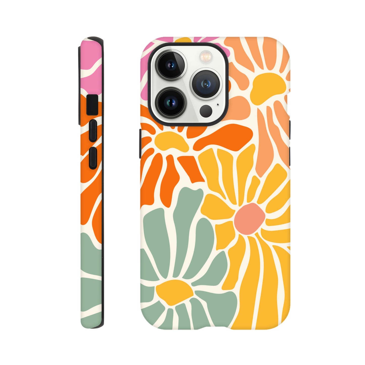 Retro Daisy | Tough Phone Case - iPhone