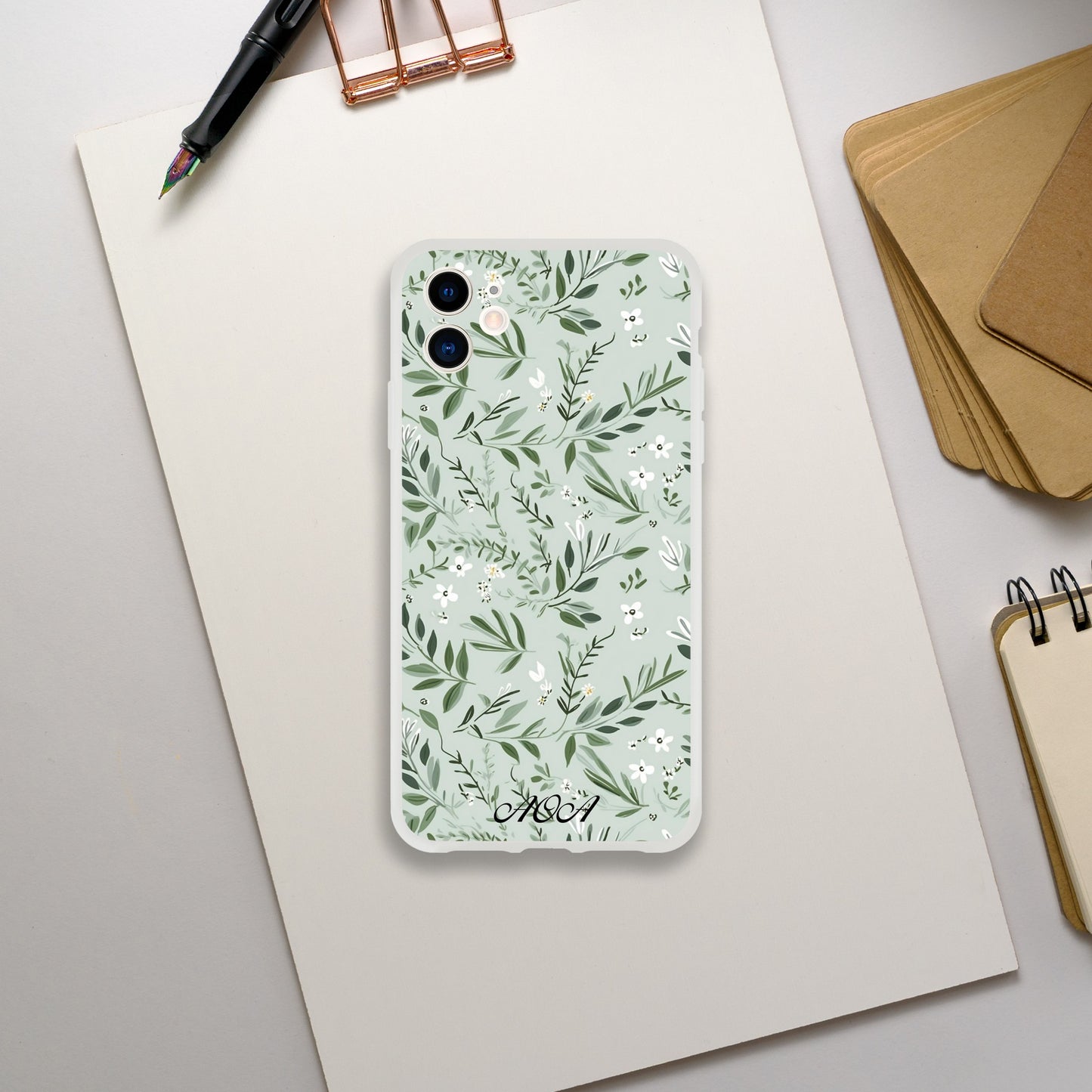 Mint and Ferns | Floral Phone Cover iPhone