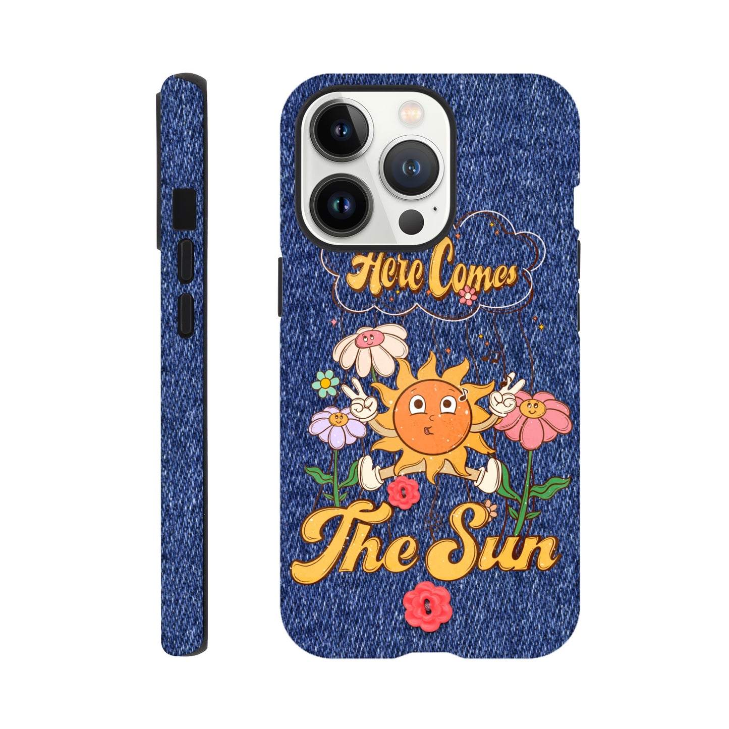 Here Comes the Sun | Denim  | Tough Phone Case - iPhone