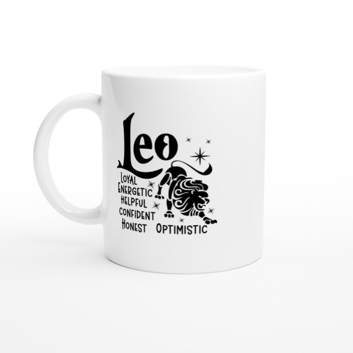 Leo | Zodiac Sign | White  11oz  Ceramic Mug