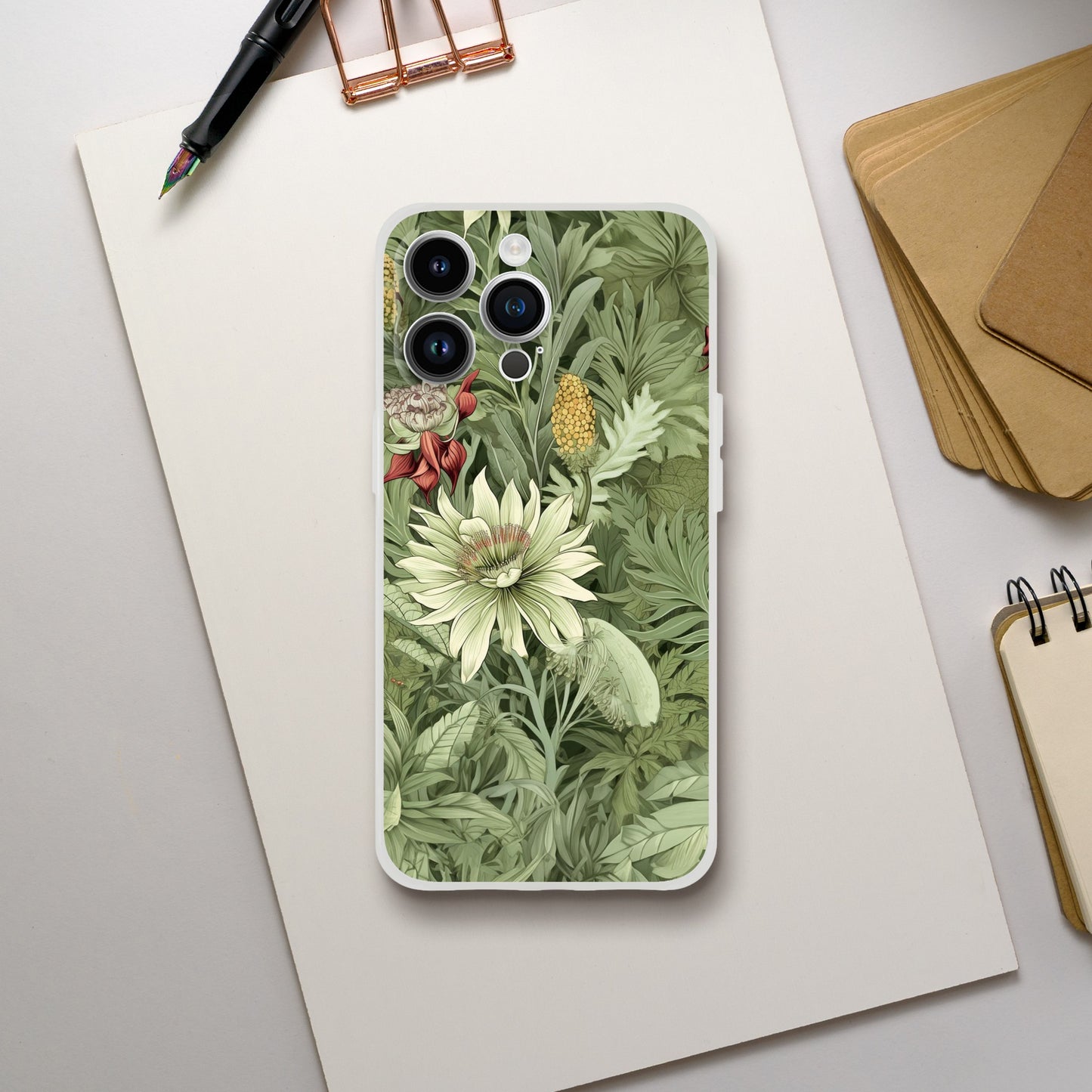 Jade | Floral | Phone Case iPhone