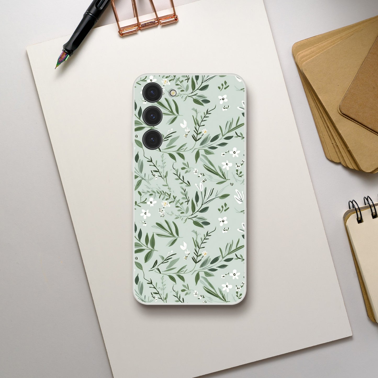 Mint and Ferns | Floral Phone Cover - Samsung Galaxy