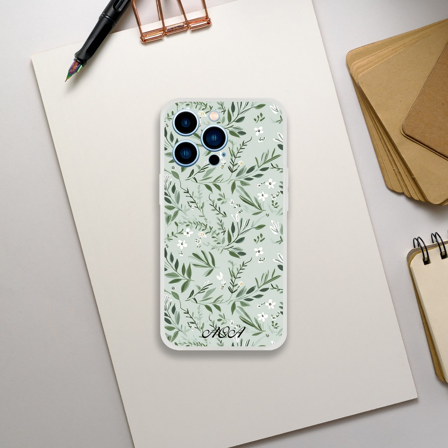 Mint and Ferns | Floral Phone Cover iPhone