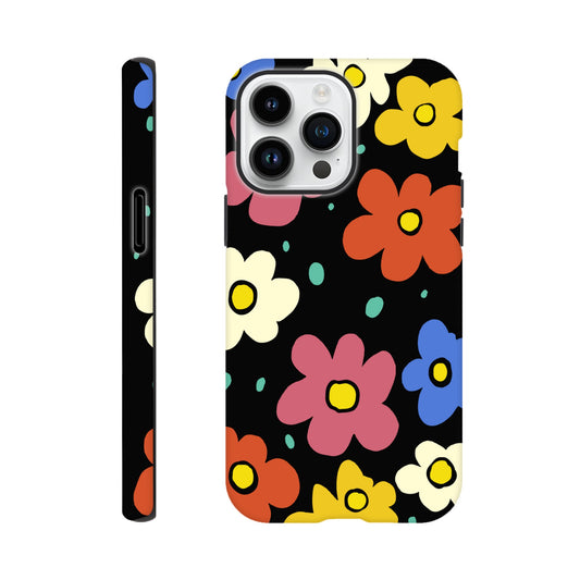 Retro Flowers | Tough Phone Case - iPhone