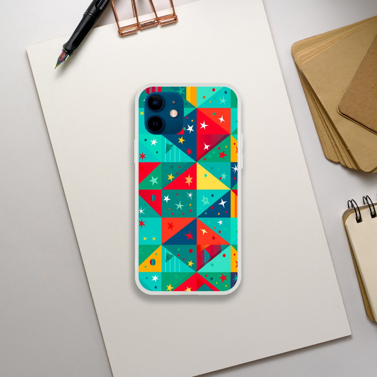 Christmas Geometry | Flexi Phone Case - iPhone