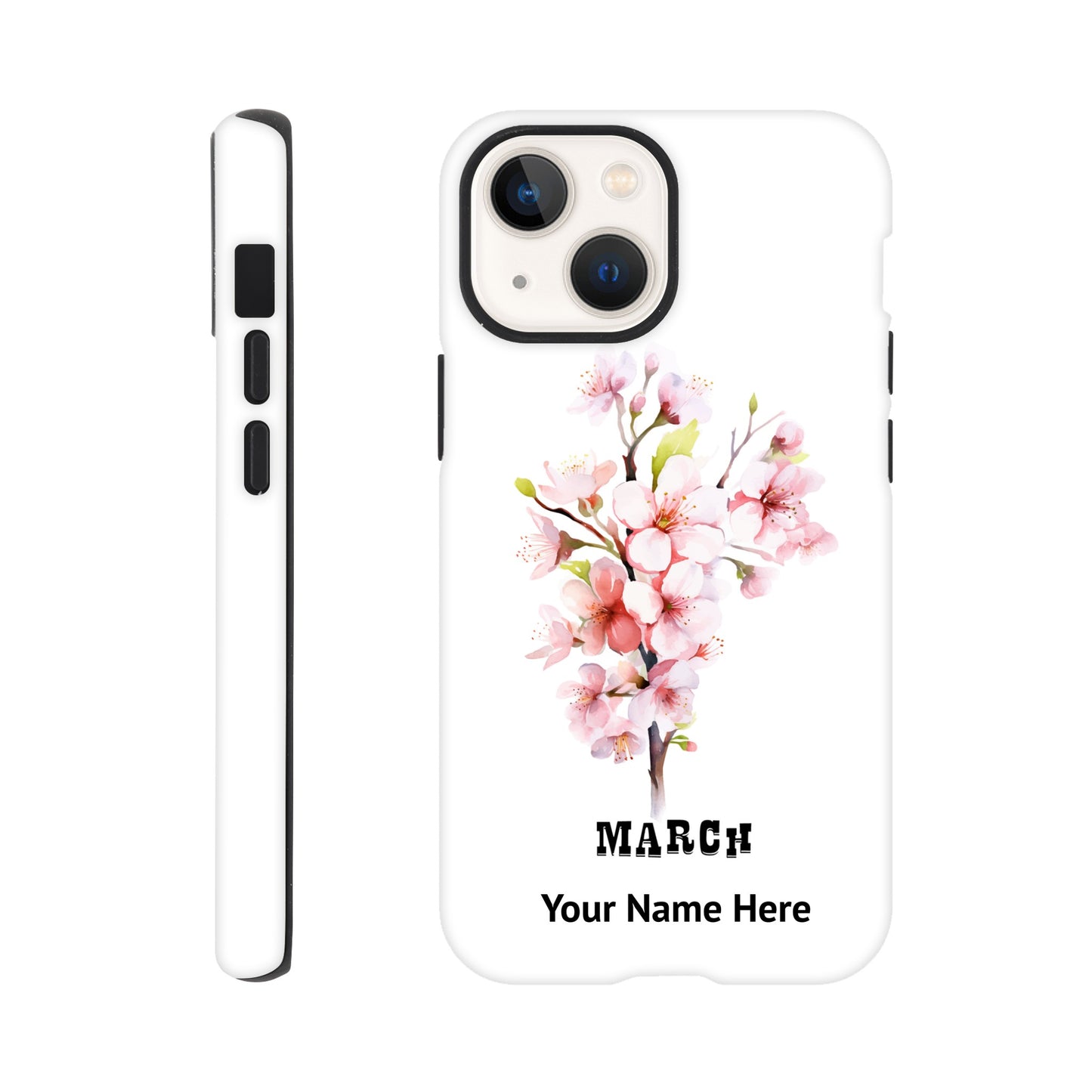 March, Birth Month Flower, Primrose | Tough Phone Case - iPhone