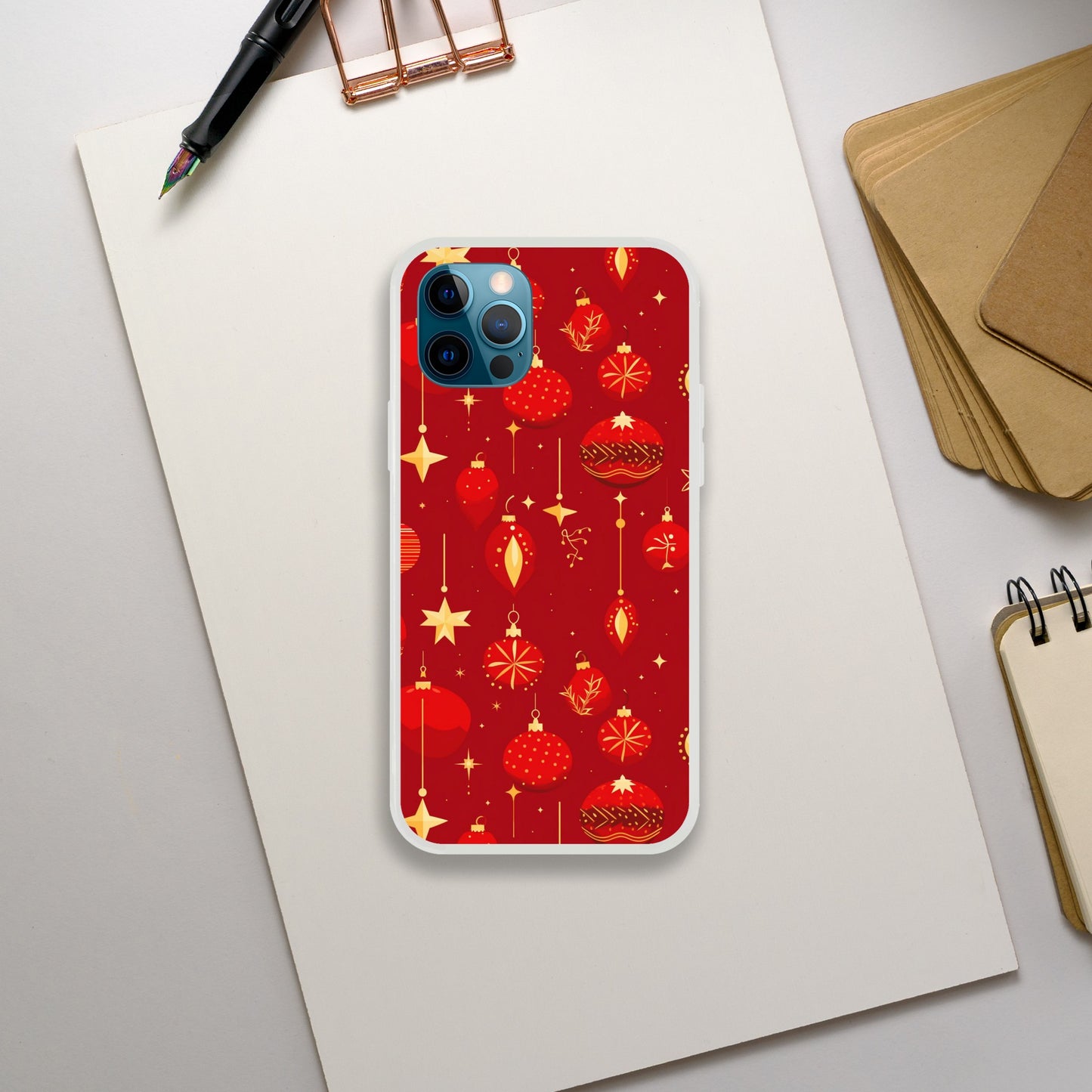 Christmas Baubles | Festive | Flexi Phone Case - iPhone