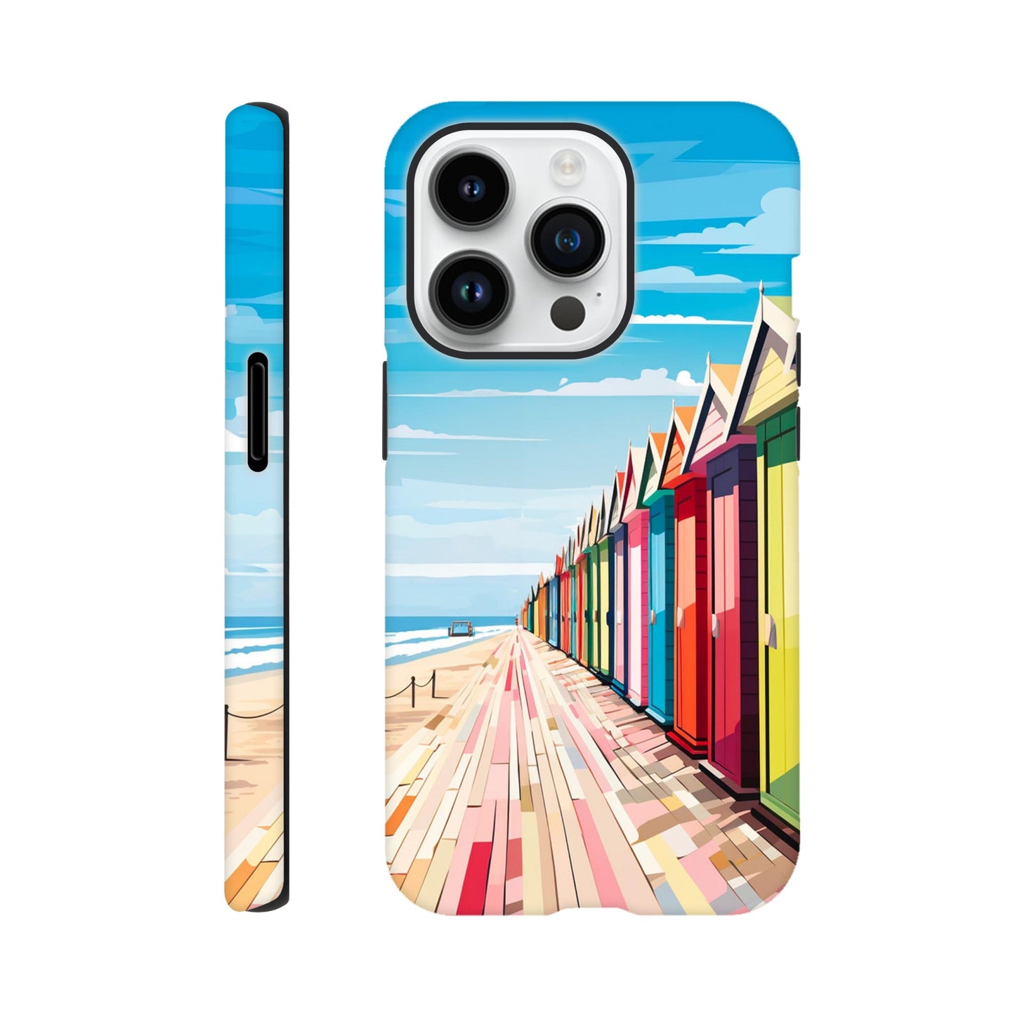 Beach Huts | Brighton  | Tough Phone Case - iPhone