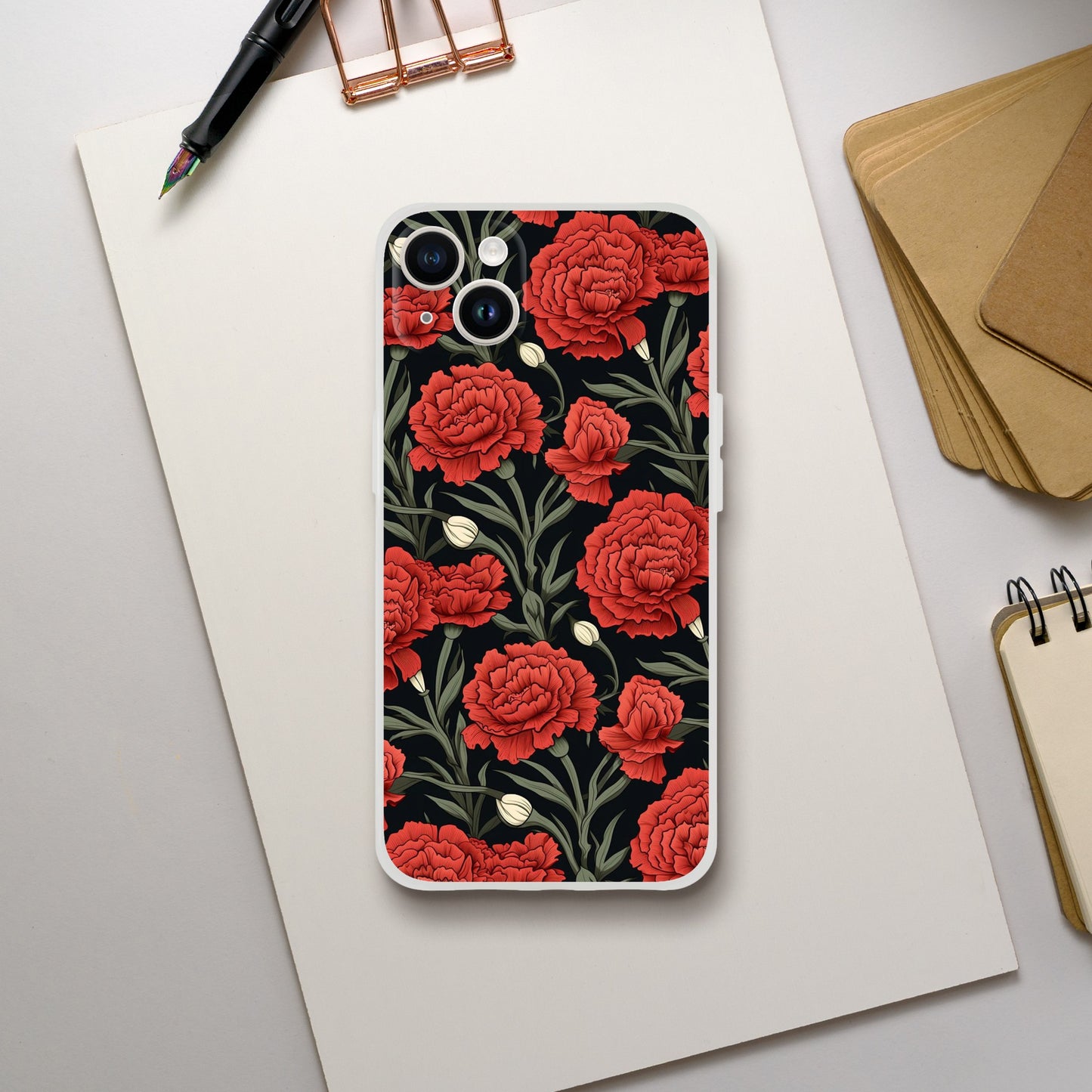 Charmed, Floral  Flexi Phone Case - iPhone