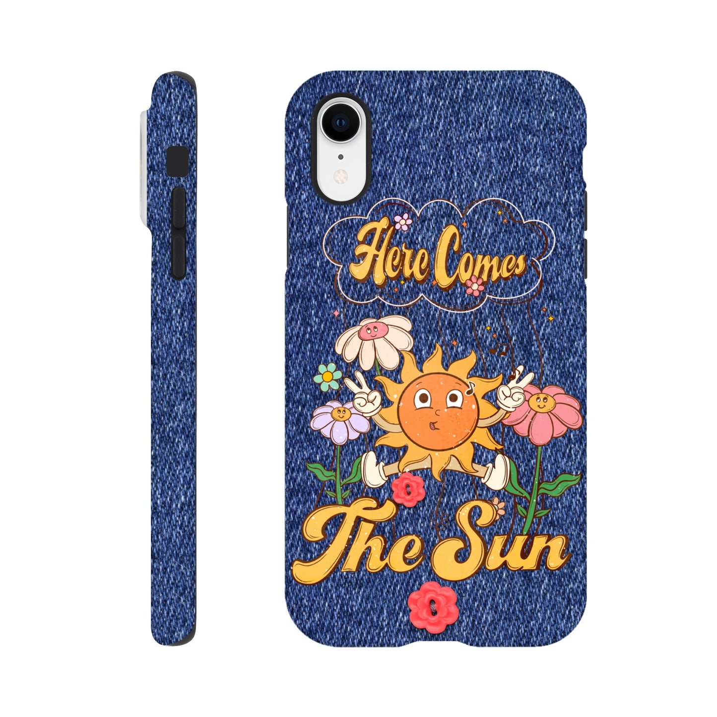 Here Comes the Sun | Denim  | Tough Phone Case - iPhone