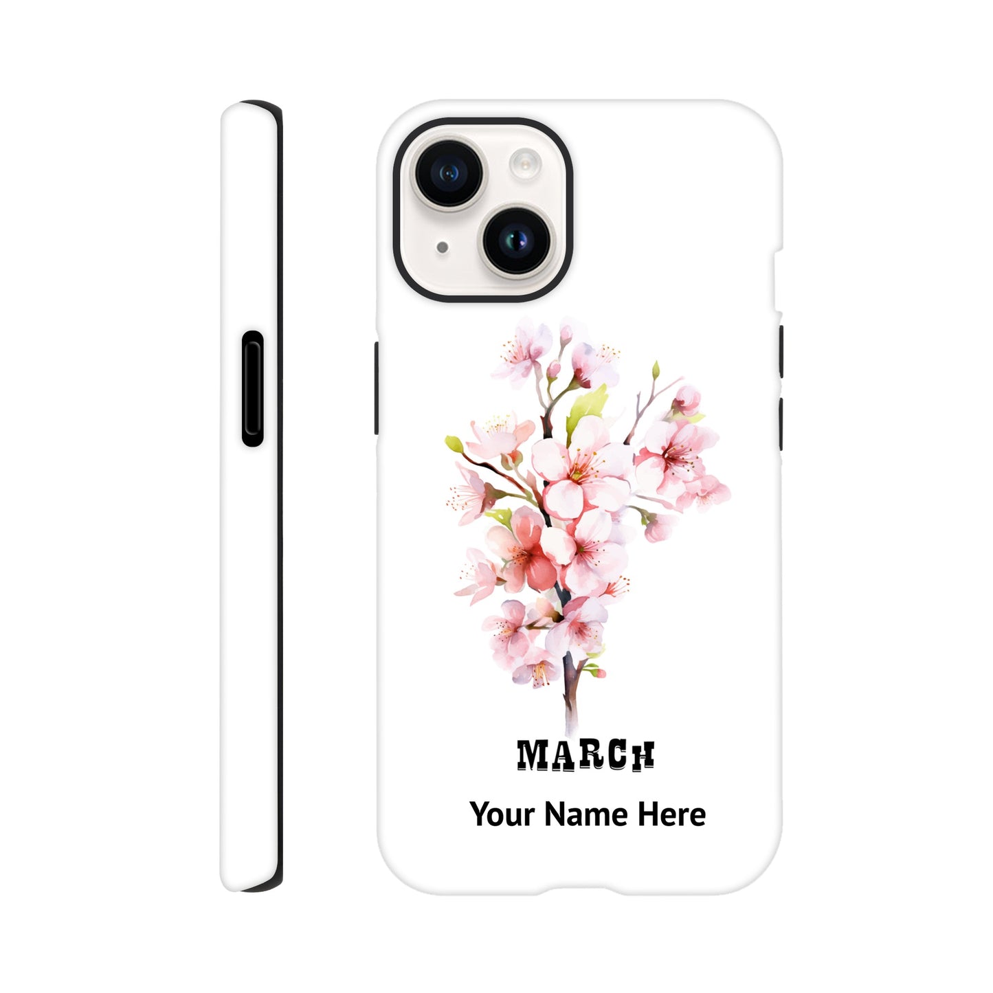 March, Birth Month Flower, Primrose | Tough Phone Case - iPhone