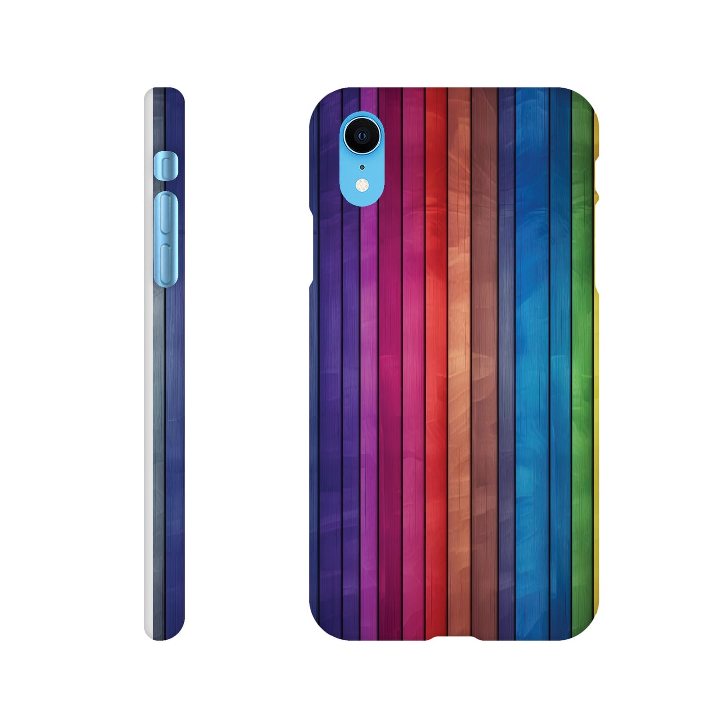 Rainbow Wood I Slim Phone Case - iPhone