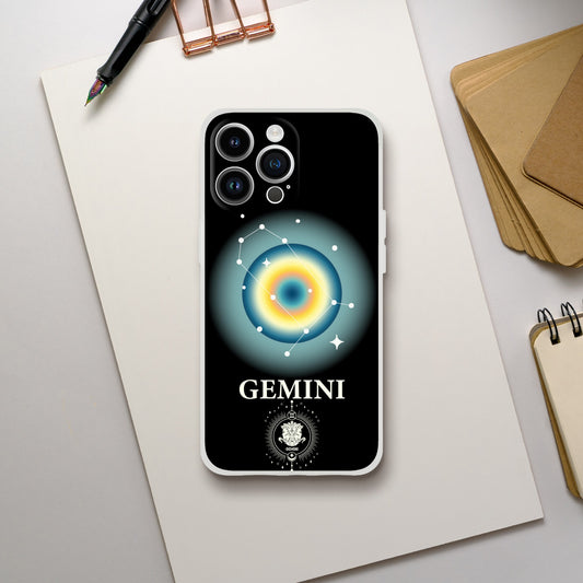 Gemini |  Aura | Zodiac | Sun Sign | Flexi iPhone Case