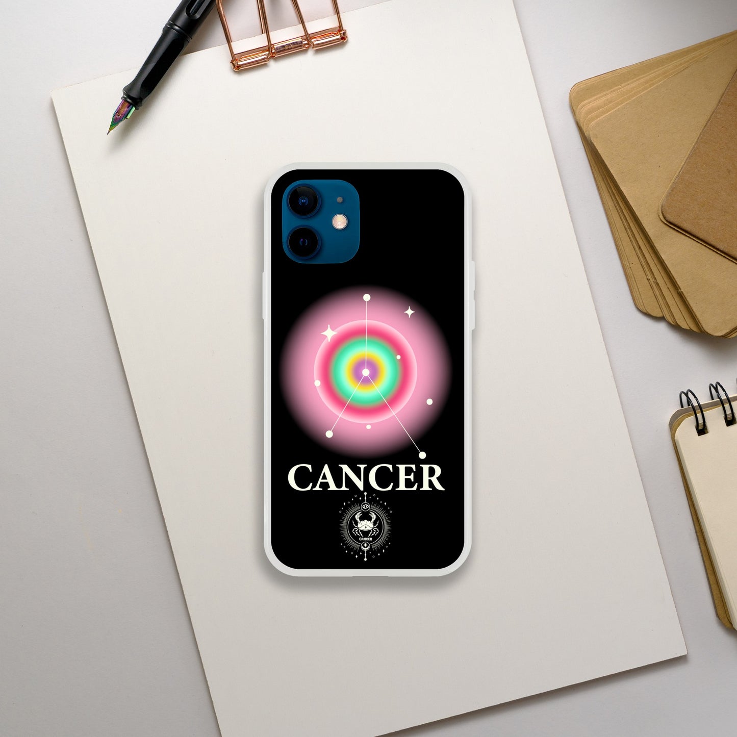 Cancer Zodiac Birthday Aura Flexi iPhone Cases