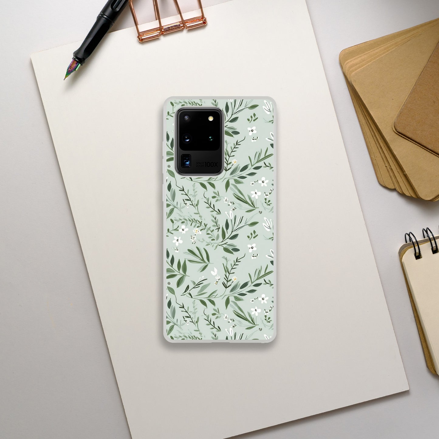 Mint and Ferns | Floral Phone Cover - Samsung Galaxy