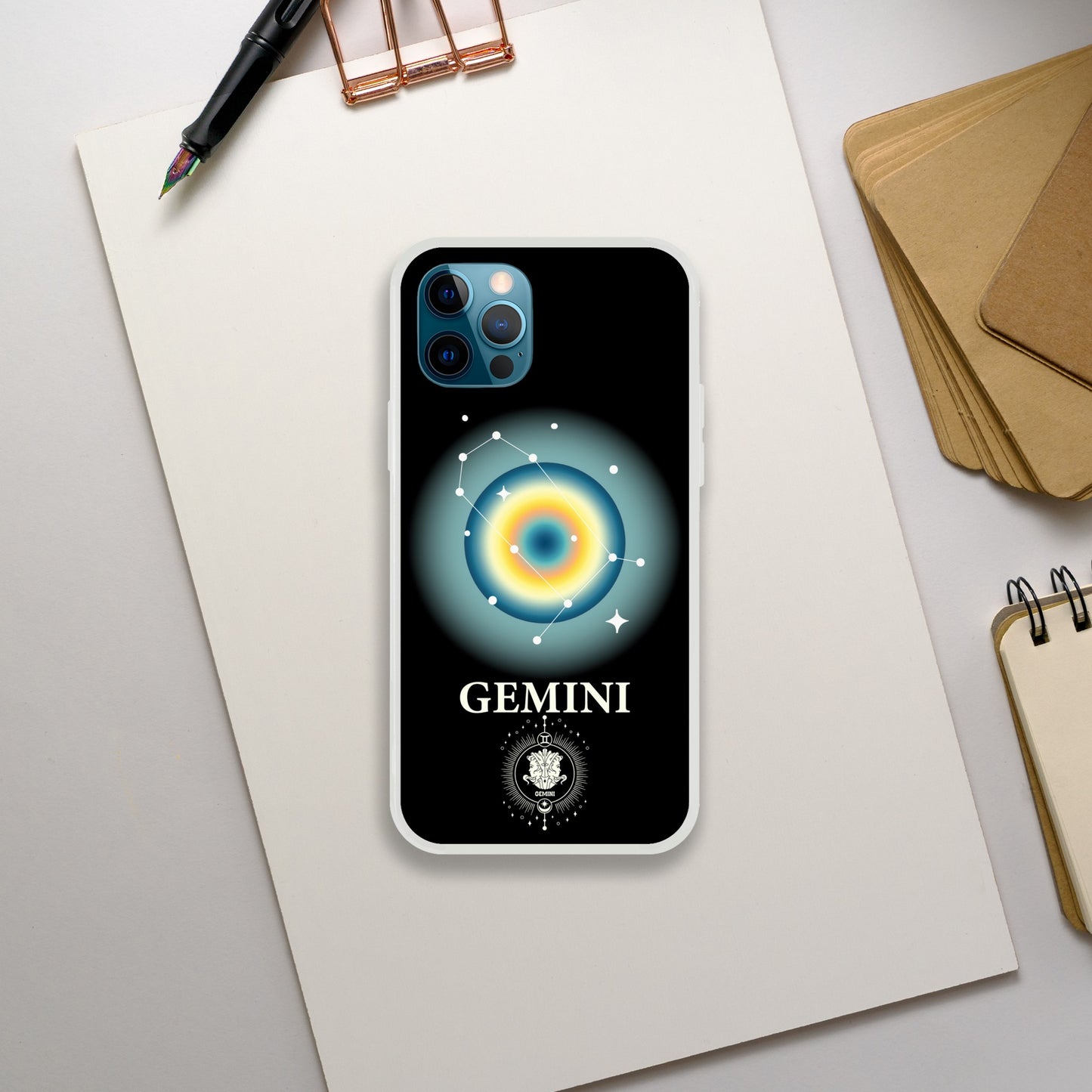 Gemini |  Aura | Zodiac | Sun Sign | Flexi iPhone Case