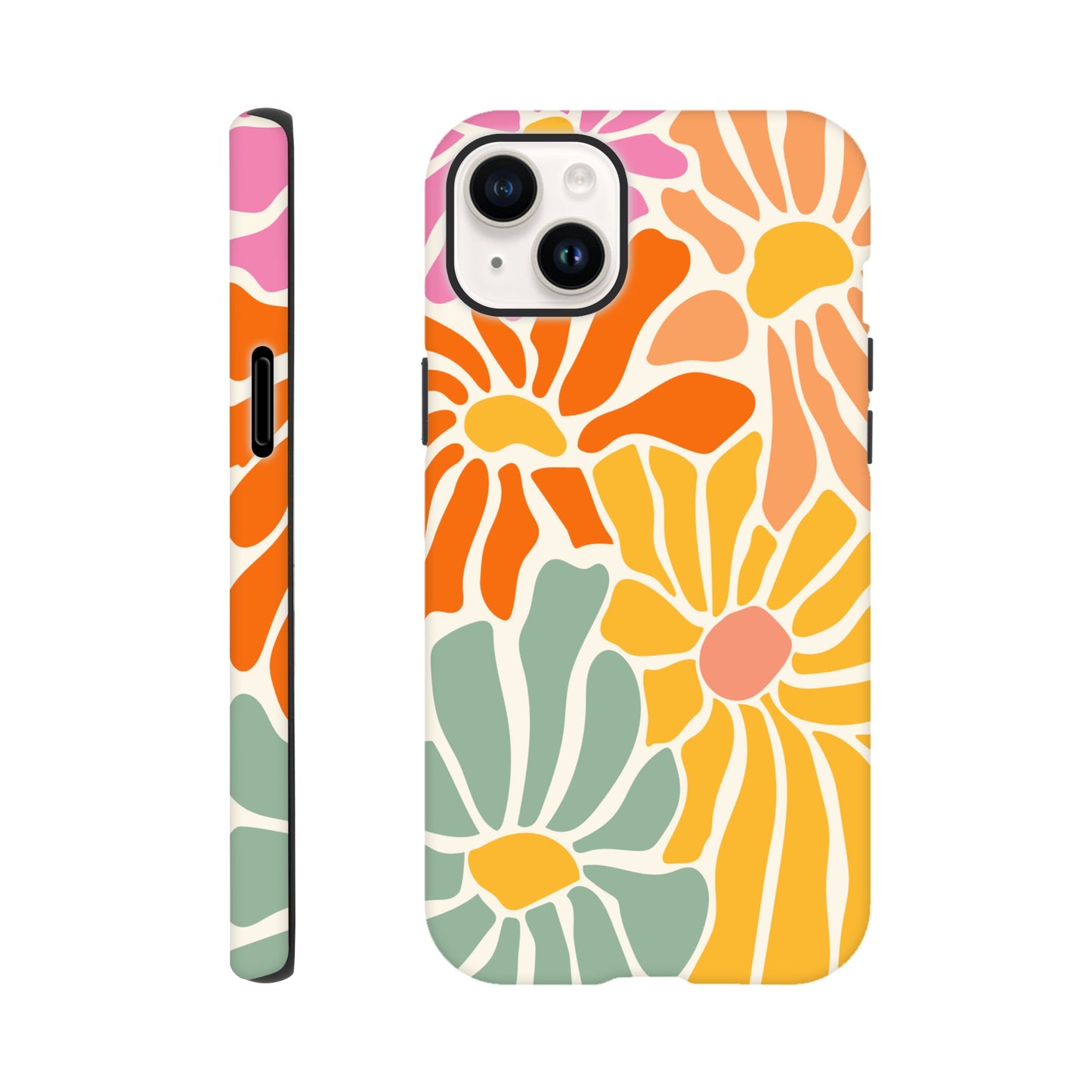 Retro Daisy | Tough Phone Case - iPhone