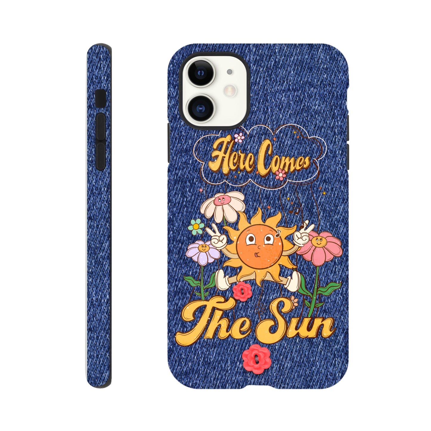 Here Comes the Sun | Denim  | Tough Phone Case - iPhone