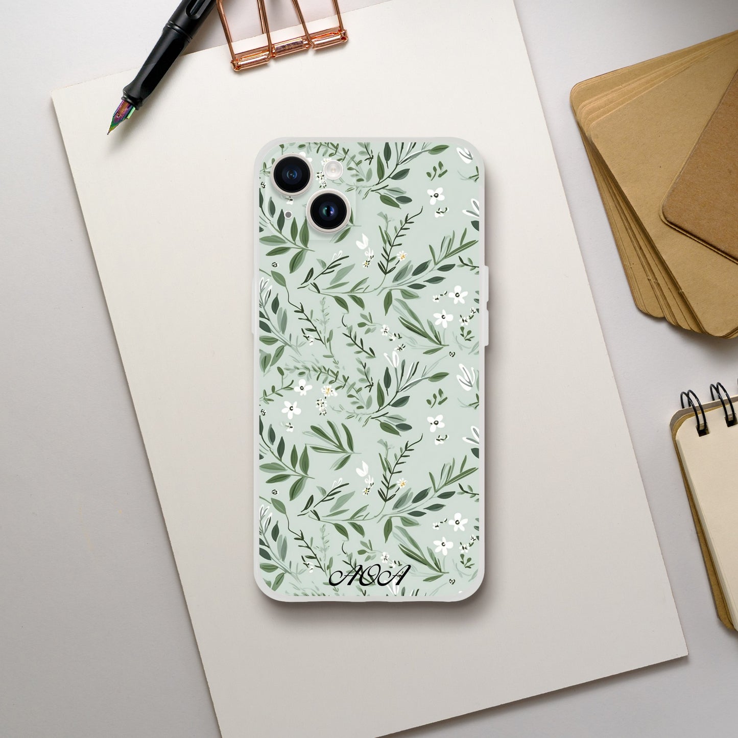 Mint and Ferns | Floral Phone Cover iPhone