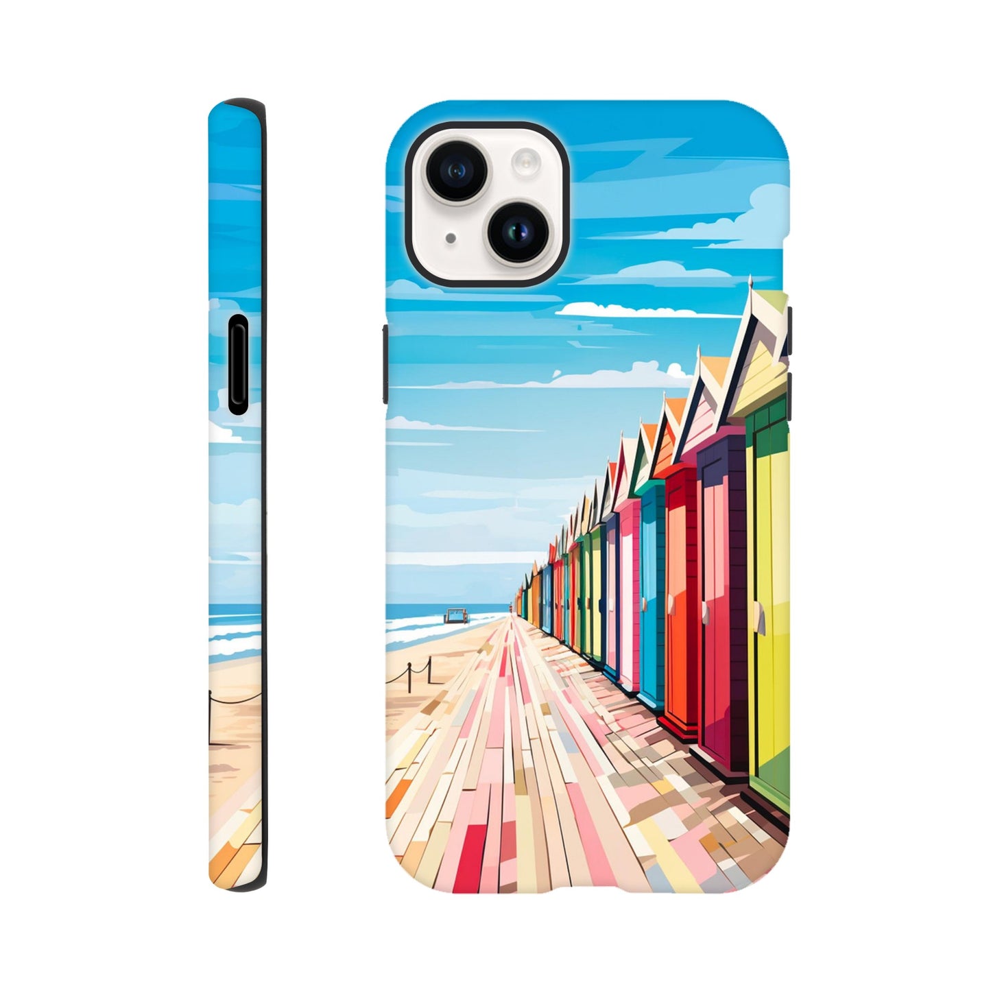 Beach Huts | Brighton  | Tough Phone Case - iPhone