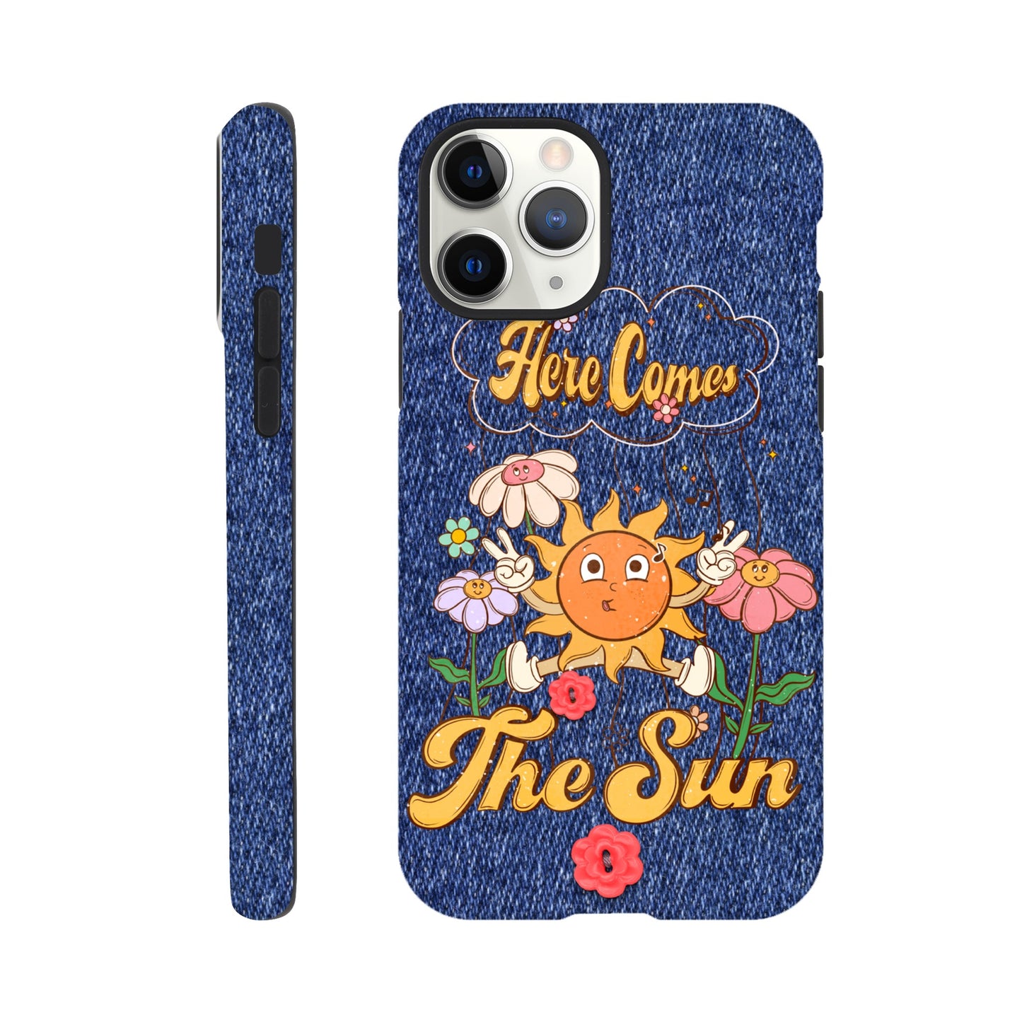 Here Comes the Sun | Denim  | Tough Phone Case - iPhone