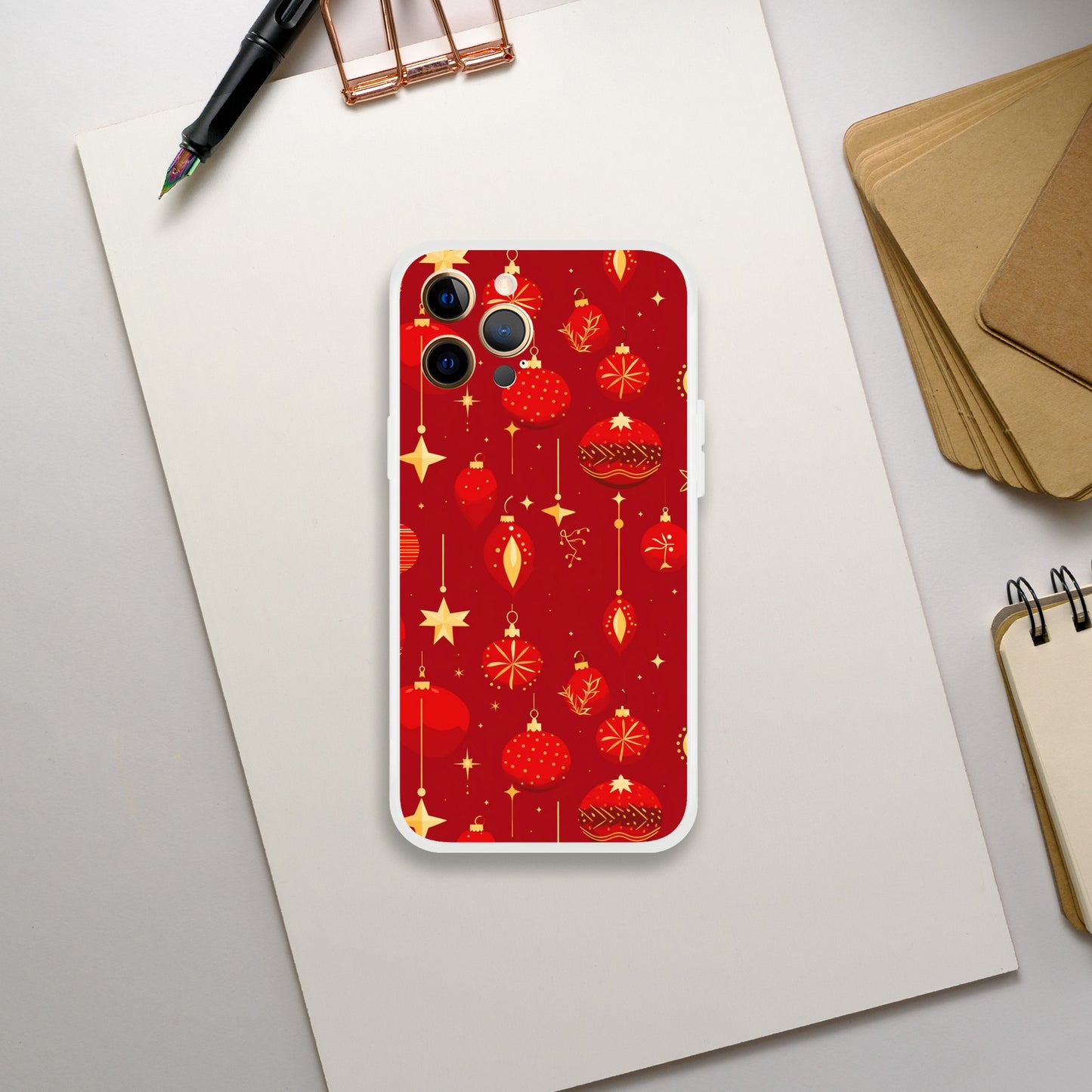 Christmas Baubles | Festive | Flexi Phone Case - iPhone