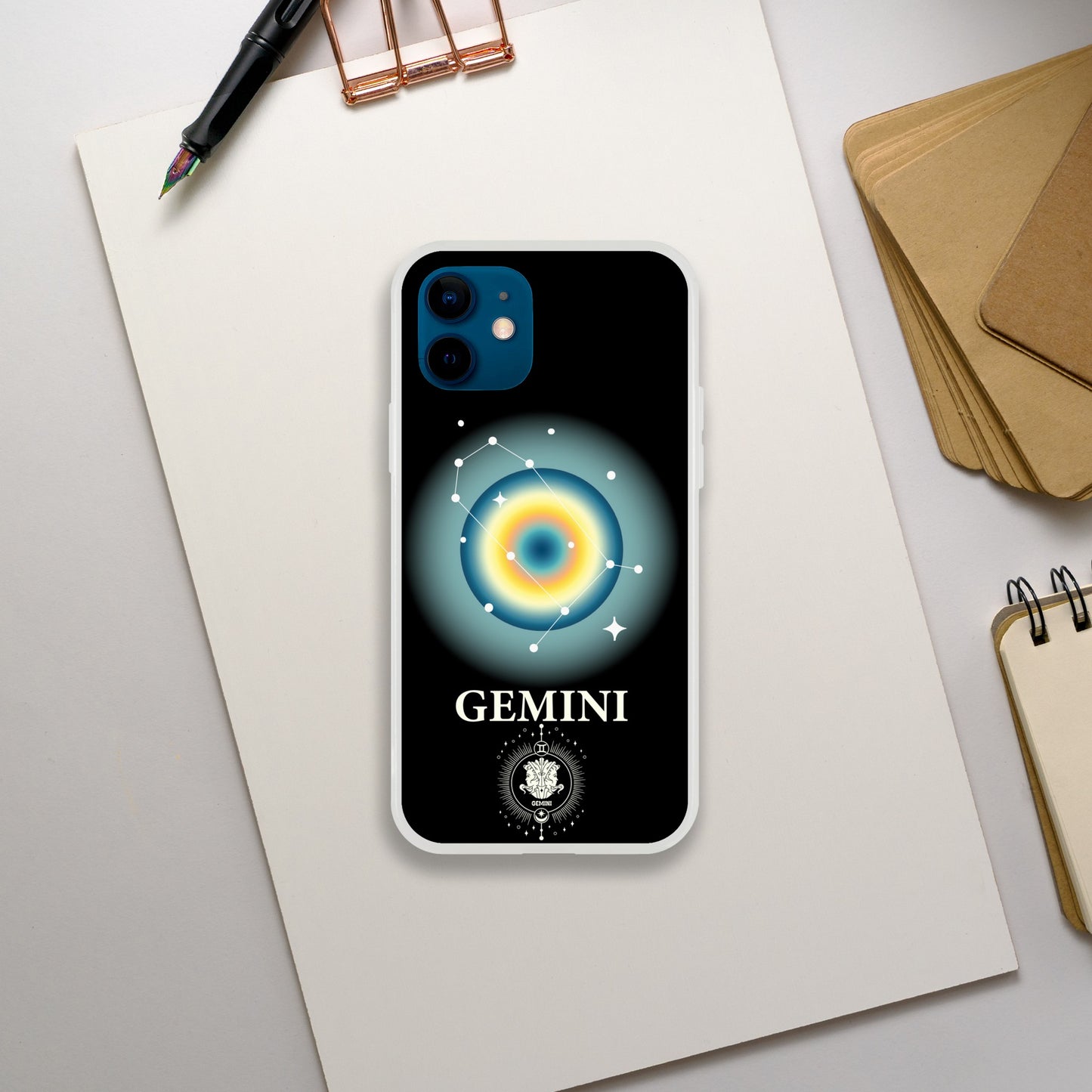 Gemini |  Aura | Zodiac | Sun Sign | Flexi iPhone Case