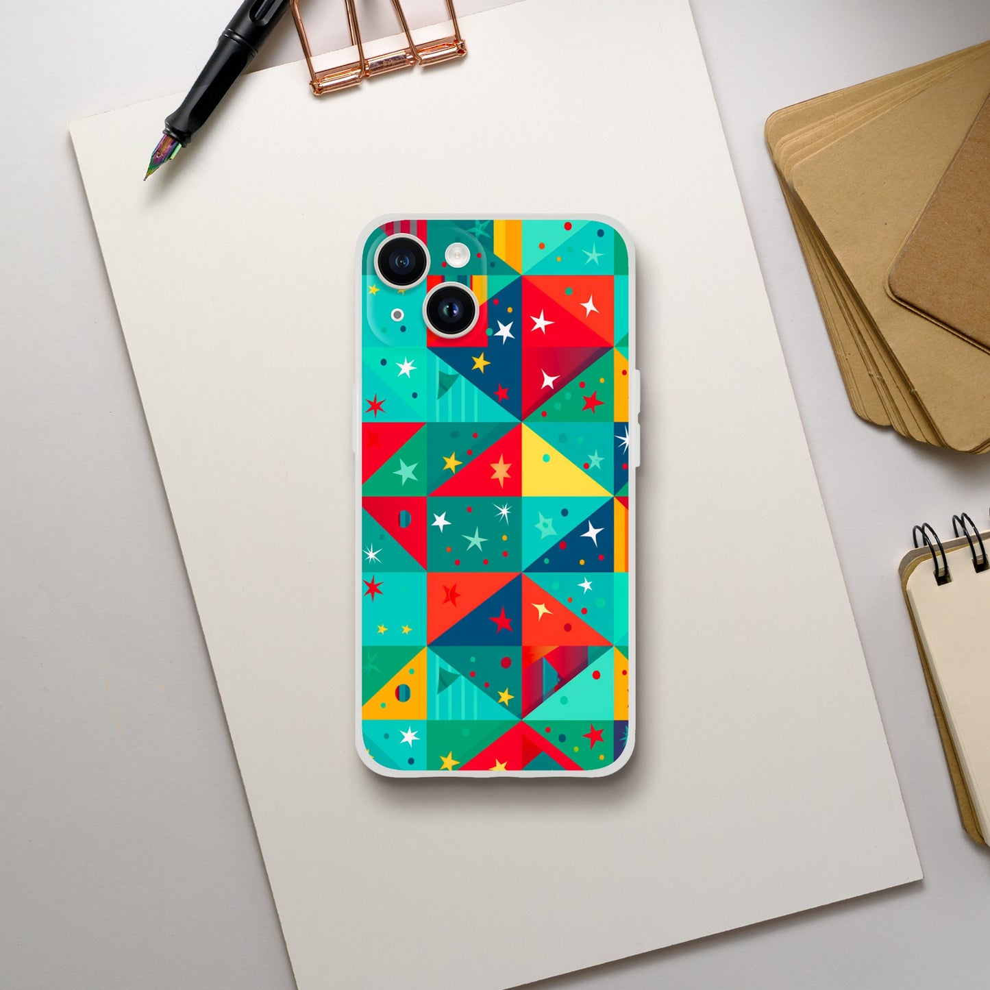 Christmas Geometry | Flexi Phone Case - iPhone