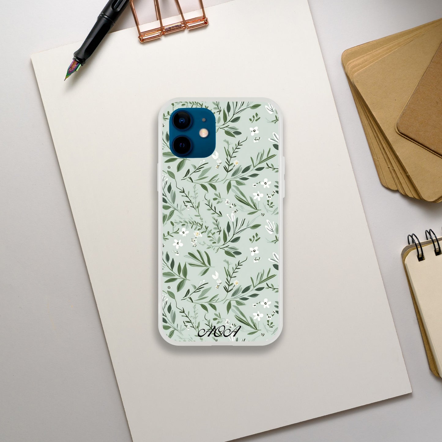 Mint and Ferns | Floral Phone Cover iPhone