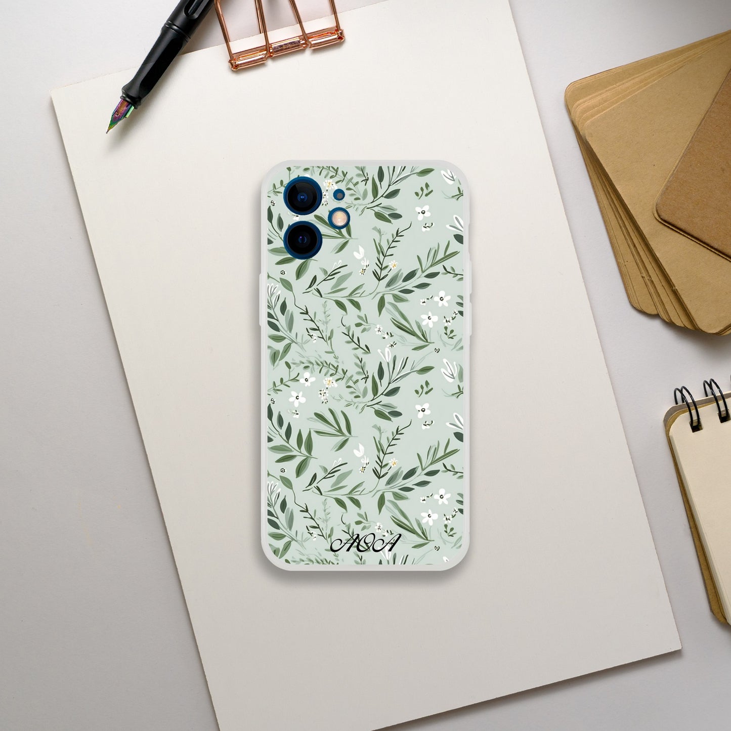 Mint and Ferns | Floral Phone Cover iPhone