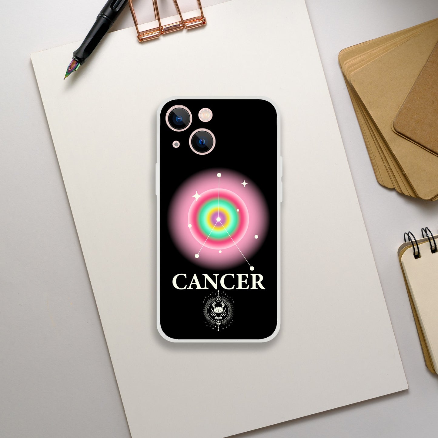 Cancer Zodiac Birthday Aura Flexi iPhone Cases