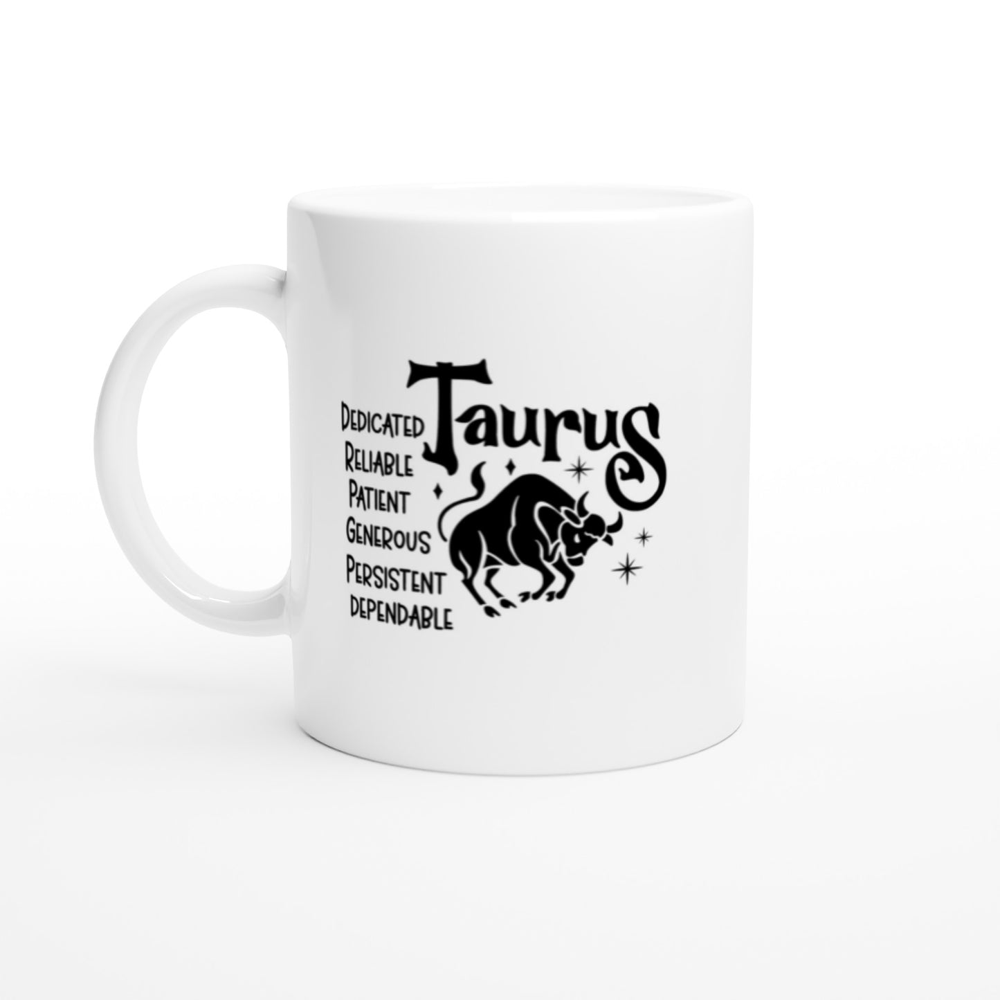 Taurus | Zodiac Sign | White Ceramic 11oz Mug