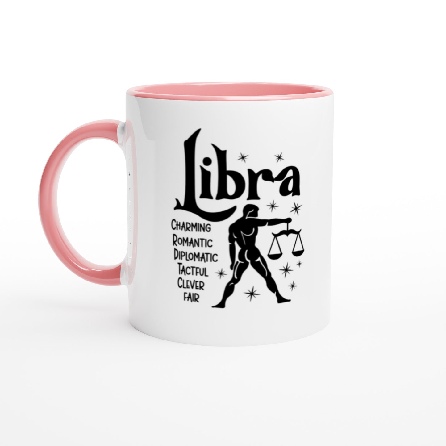 Libra | Zodiac Sign | White 11oz Ceramic Mug  Color Inside