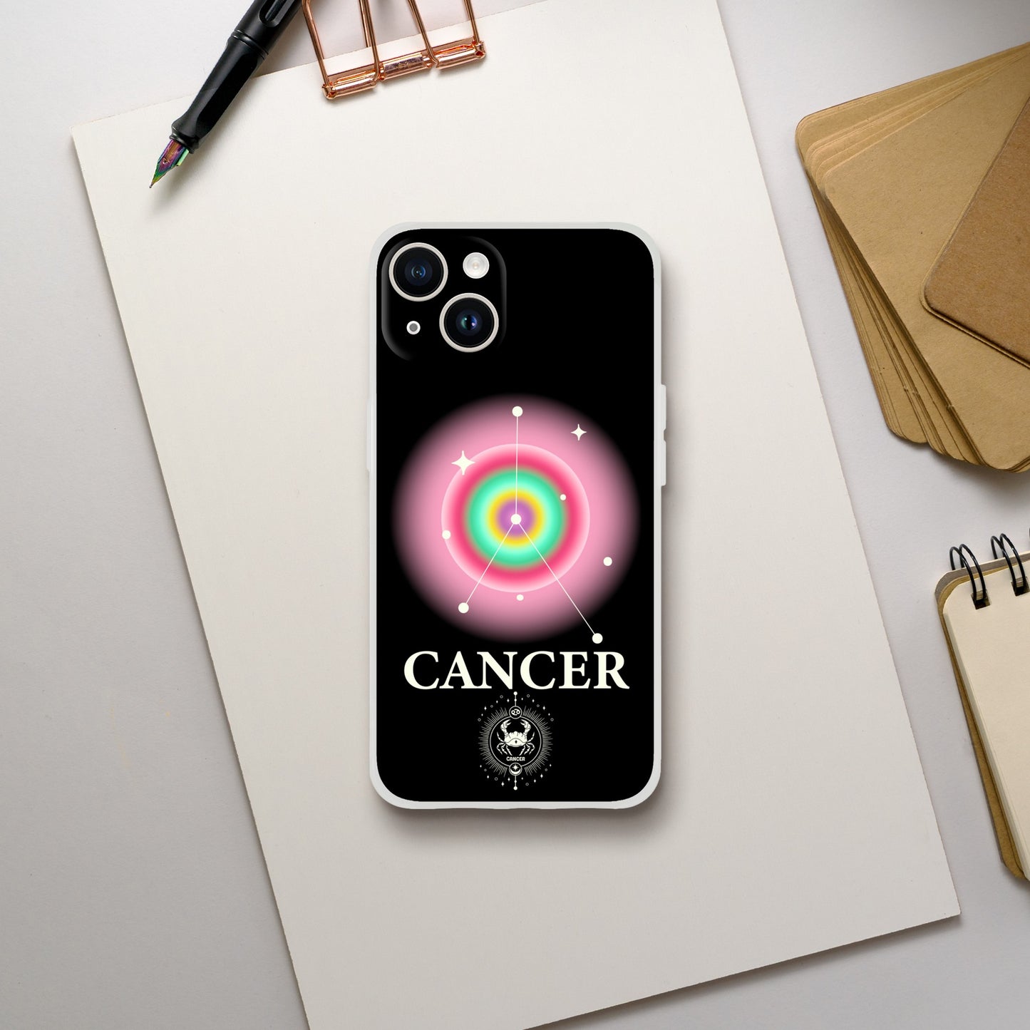 Cancer Zodiac Birthday Aura Flexi iPhone Cases