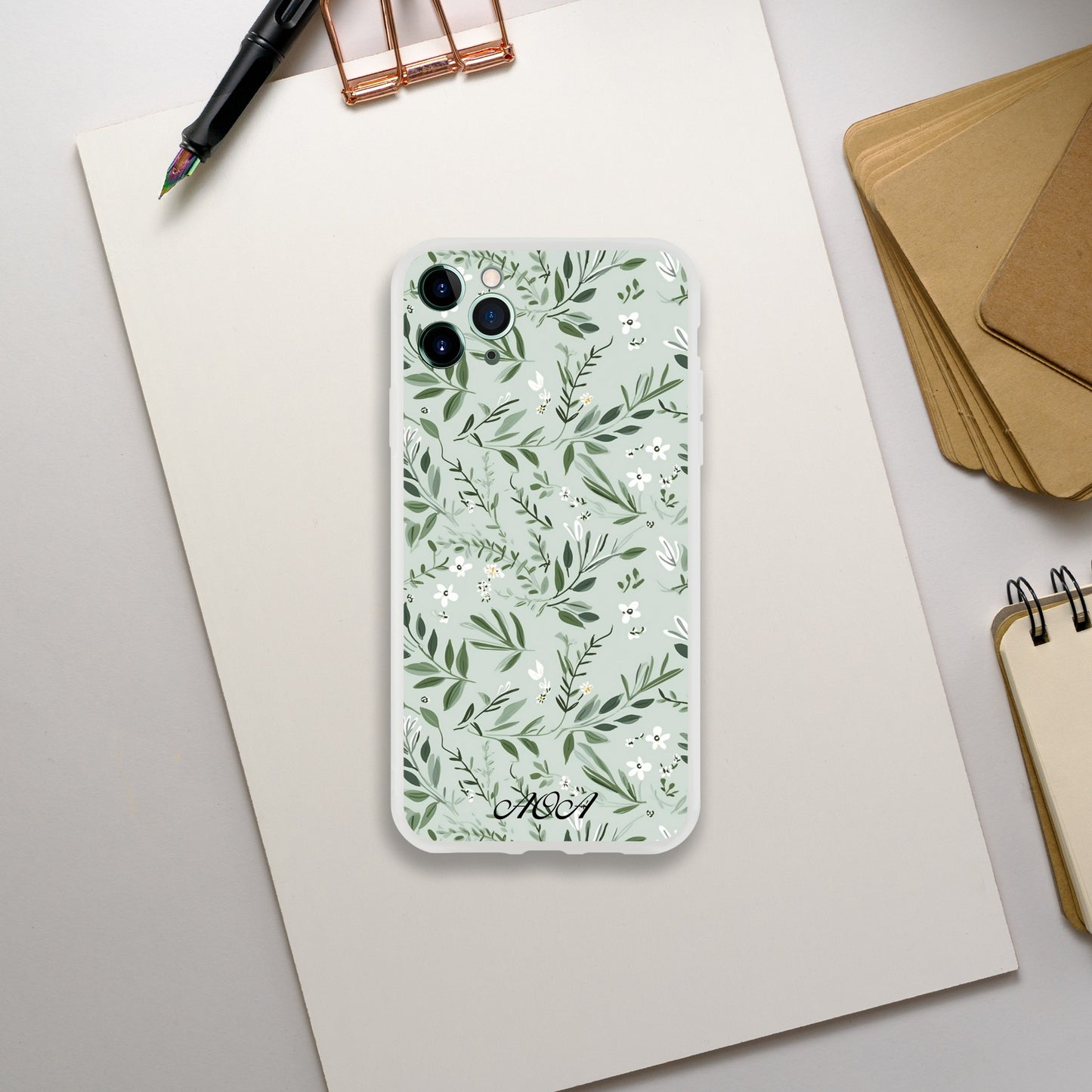 Mint and Ferns | Floral Phone Cover iPhone