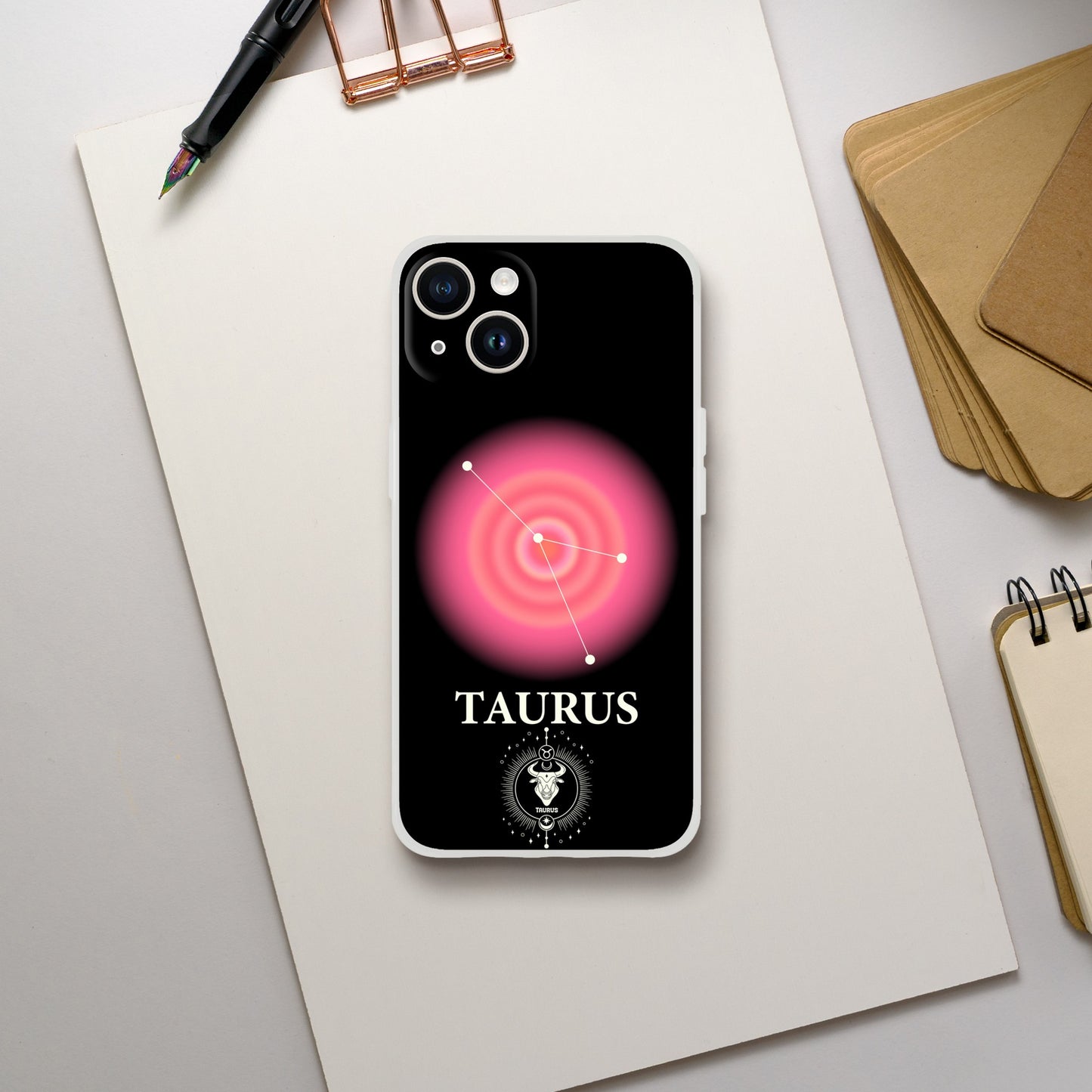 Taurus Aura Zodiac Sun Sign Flexi iPhone Cases