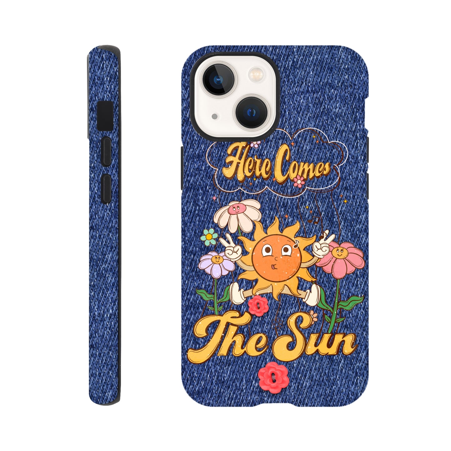 Here Comes the Sun | Denim  | Tough Phone Case - iPhone