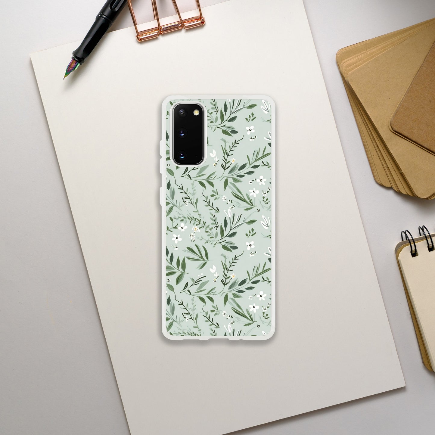 Mint and Ferns | Floral Phone Cover - Samsung Galaxy