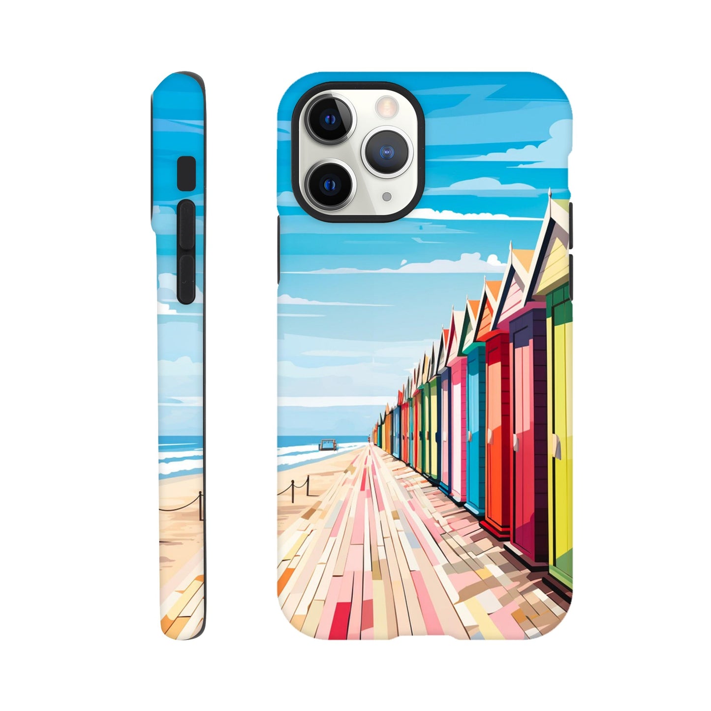 Beach Huts | Brighton  | Tough Phone Case - iPhone