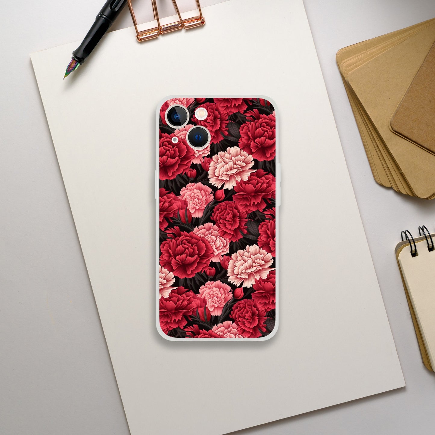 Carnation, Can-Do | Floral | Flexi Phone Case - iPhone