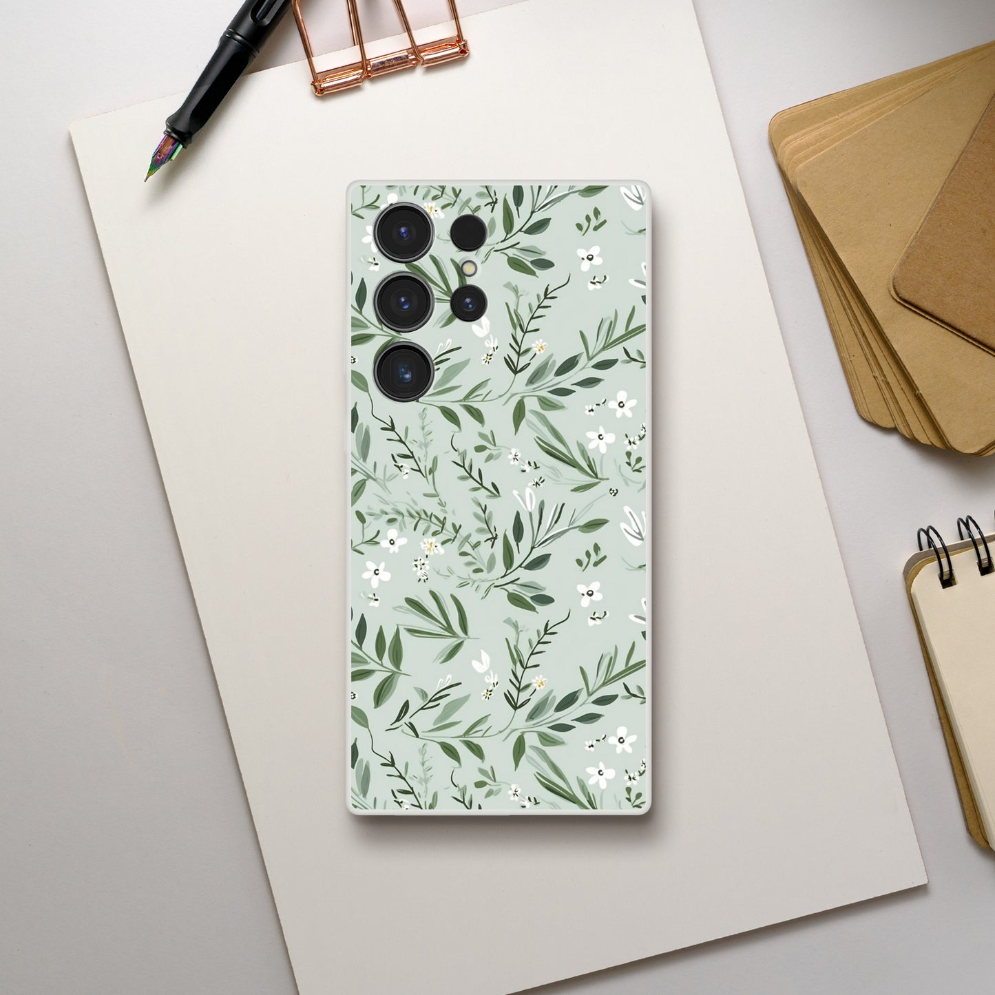 Mint and Ferns | Floral Phone Cover - Samsung Galaxy