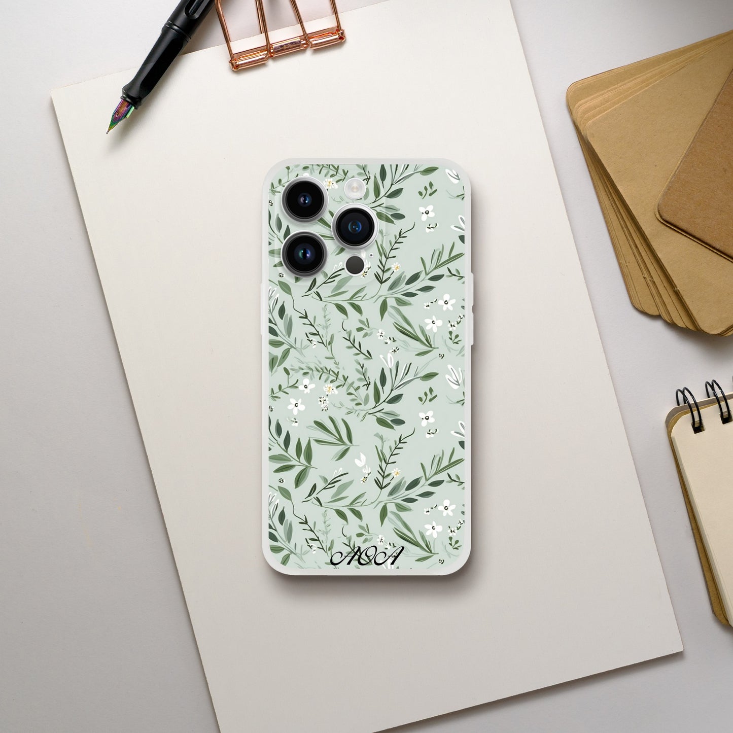 Mint and Ferns | Floral Phone Cover iPhone