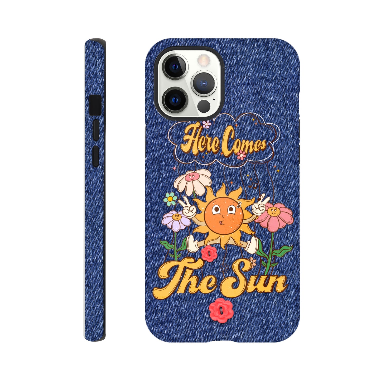 Here Comes the Sun | Denim  | Tough Phone Case - iPhone