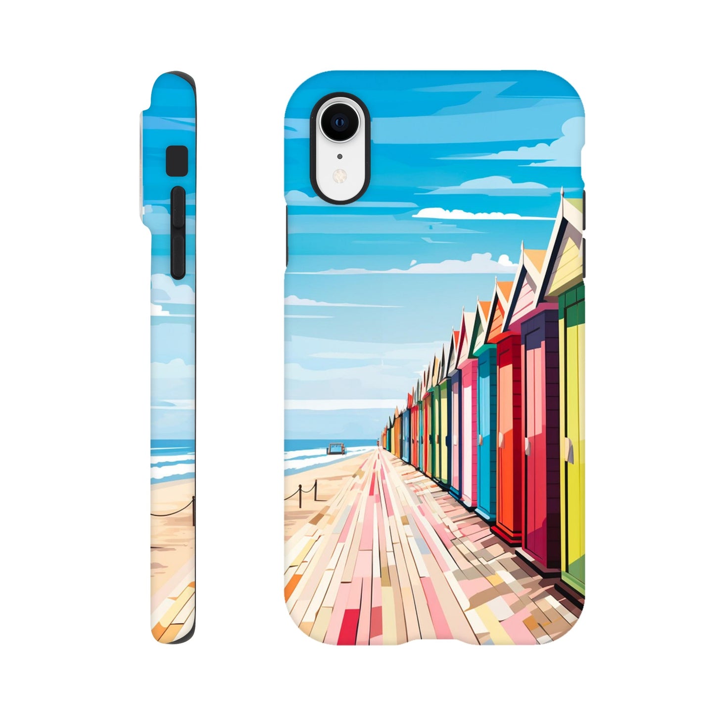 Beach Huts | Brighton  | Tough Phone Case - iPhone