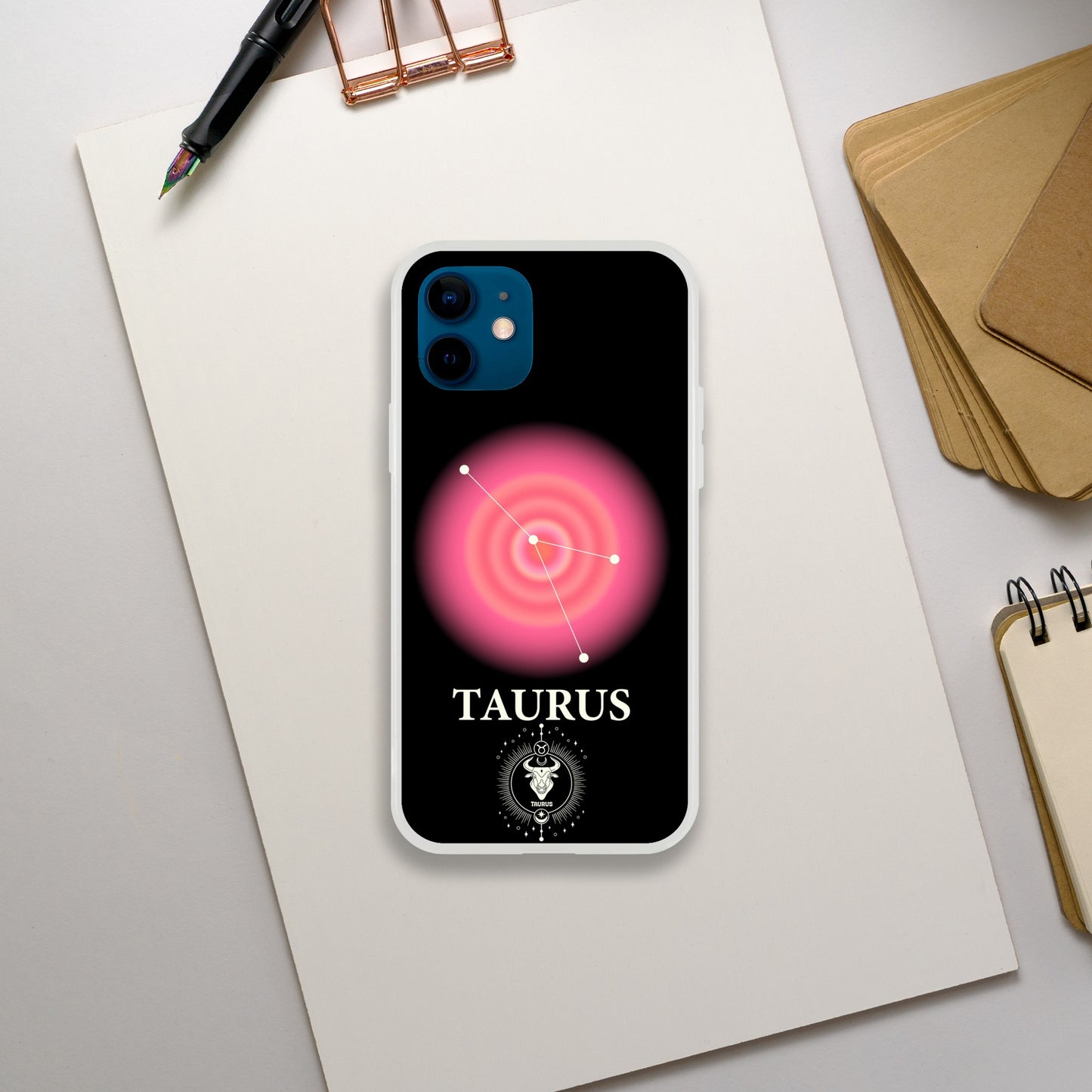 Taurus Aura Zodiac Sun Sign Flexi iPhone Cases