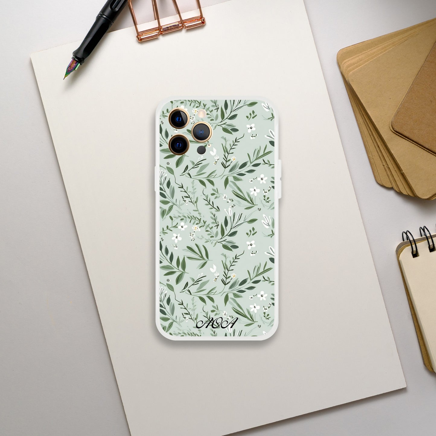 Mint and Ferns | Floral Phone Cover iPhone