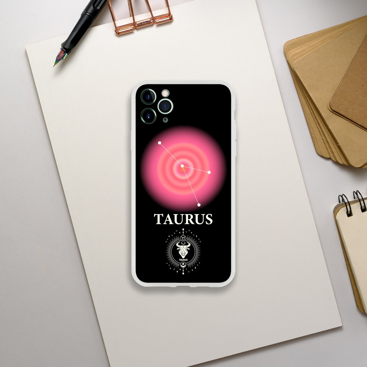 Taurus Aura Zodiac Sun Sign Flexi iPhone Cases