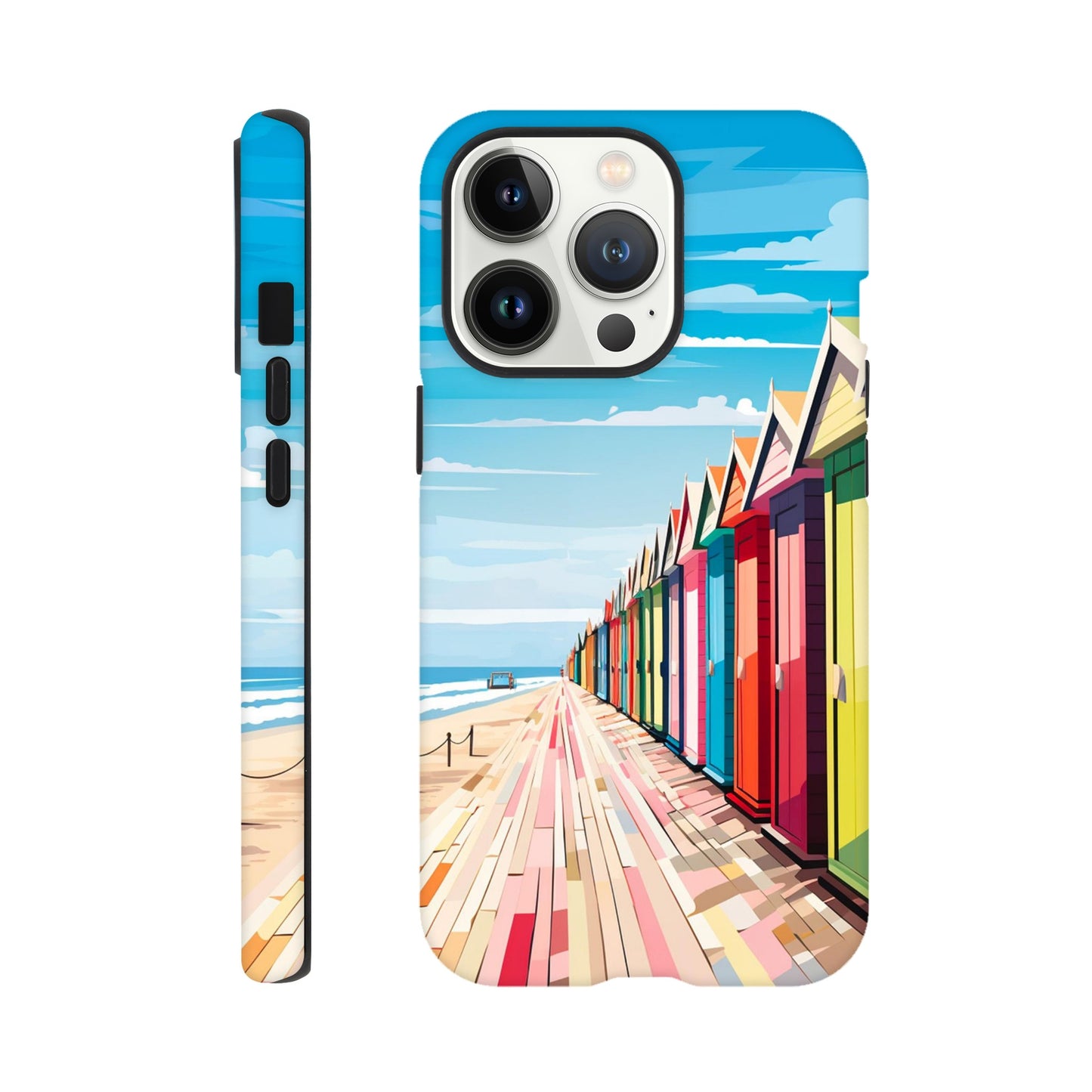 Beach Huts | Brighton  | Tough Phone Case - iPhone