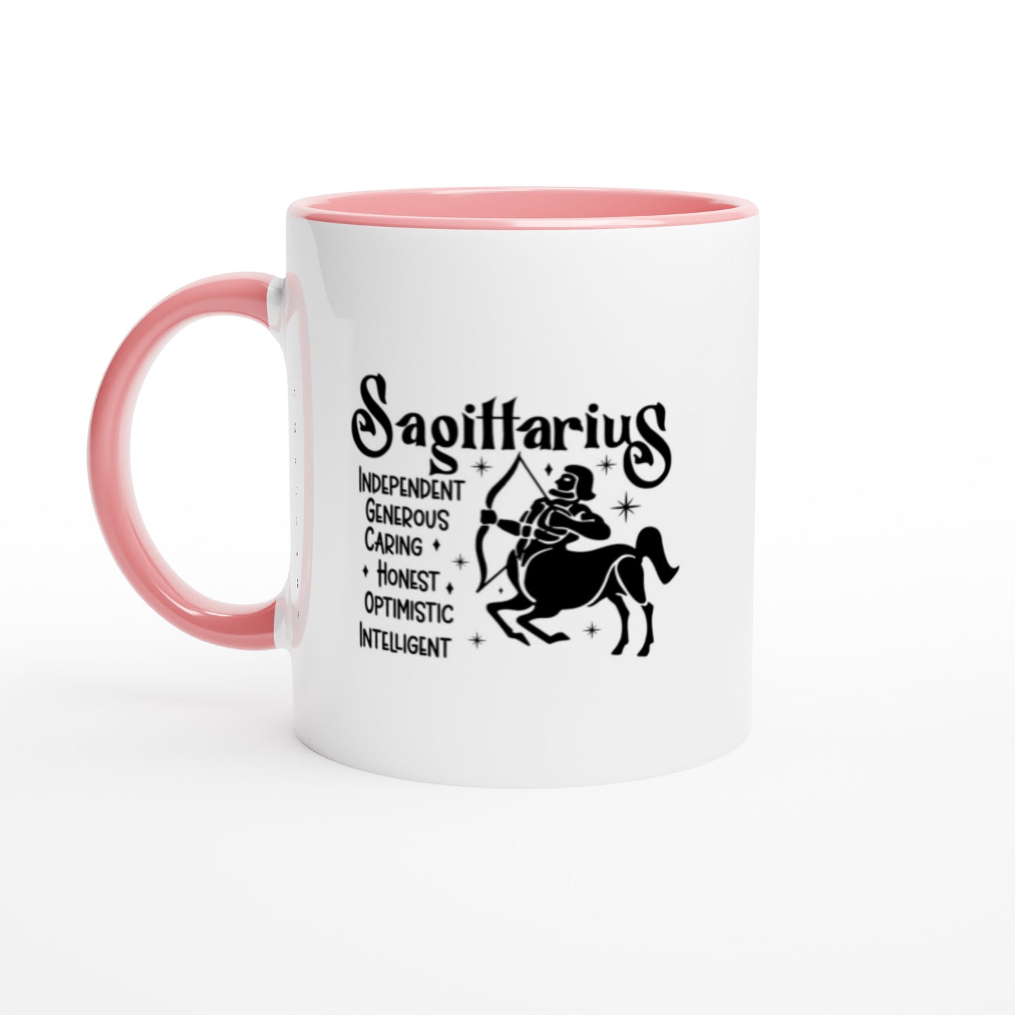 Sagittarius | Zodiac Sign | White  Ceramic 11ozMug | Color Inside